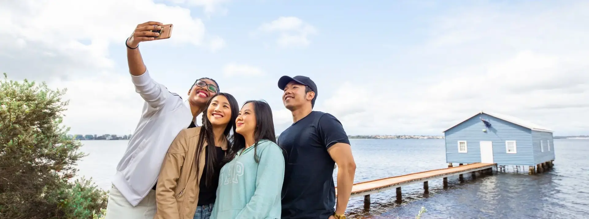 Crawley Edge Boatshed (Blue Boat House)