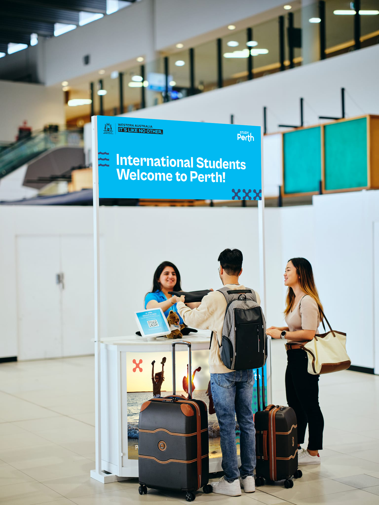 StudyPerth Airport Welcome Service