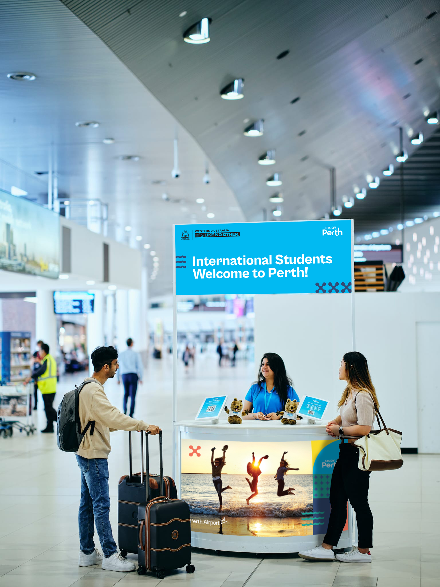When you arrive at Perth International Airport